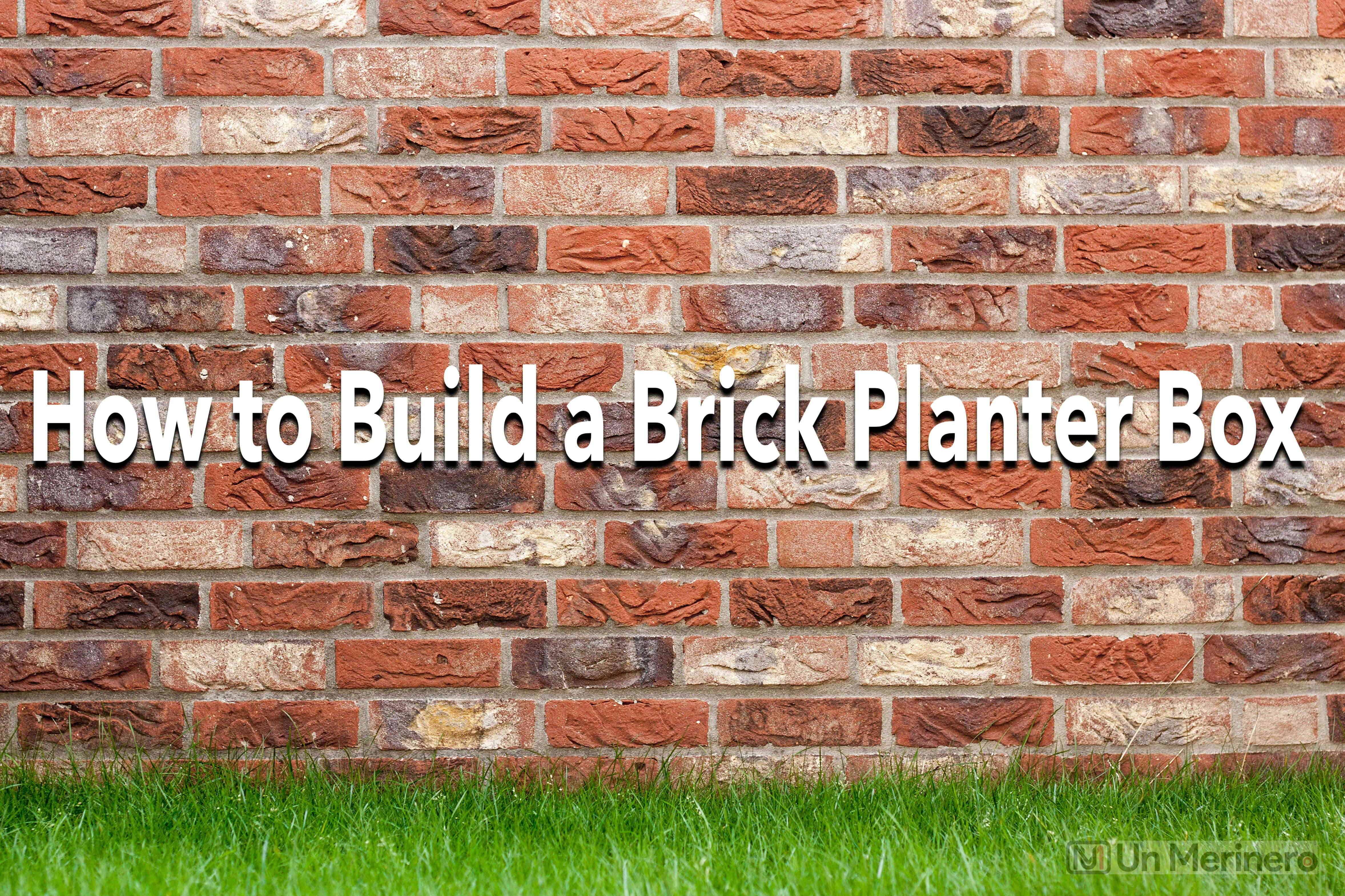How to Build a Brick Planter Box in Your Garden? Step By Step Guide