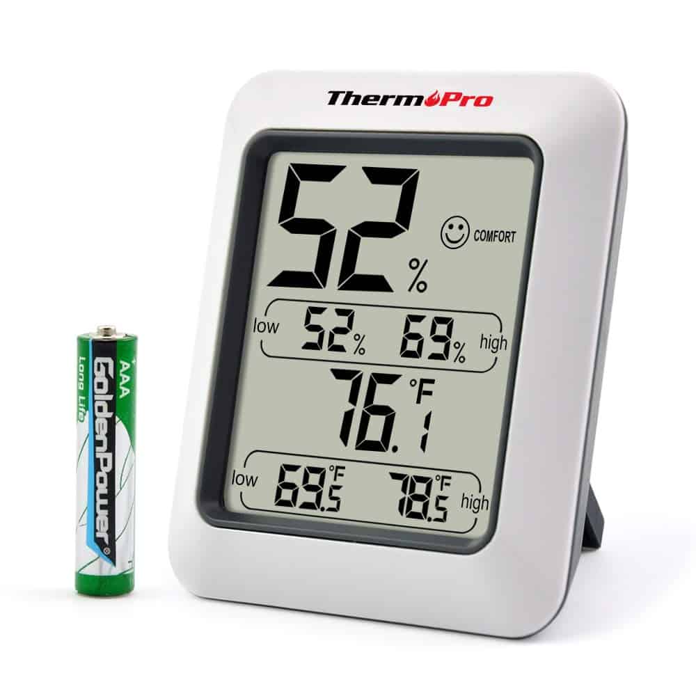 ThermoPro TP50 Digital Hygrometer - Best Hygrometer For Grow Tent
