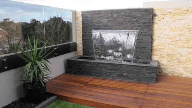 Amicable Combination - Outdoor Wall Fountain Ideas