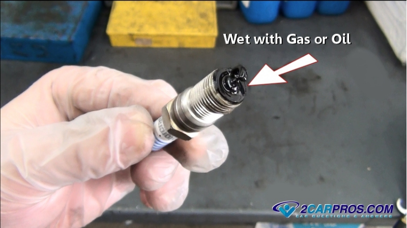 What Causes A Spark Plug To Become Wet With Fuel On A Lawn Mower Engine?